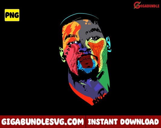 Kevin Durant Png Face Basketball New Nba Bootleg - Instant Download