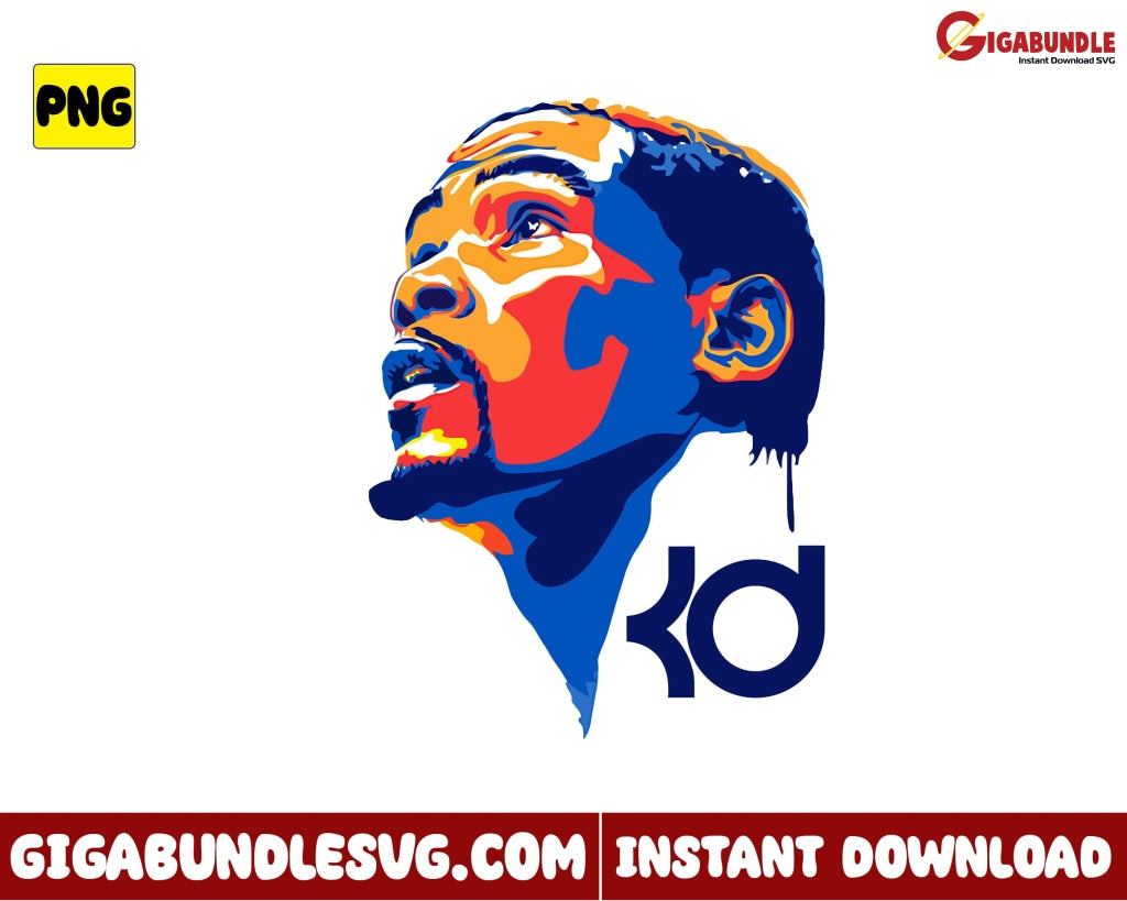 Kevin Durant Png Nba Basketball New Bootleg - Instant Download