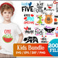 Kids Bundle Svg Cool Kid Svg Toddler Funny Sassy Designs Cut Files For Cricut