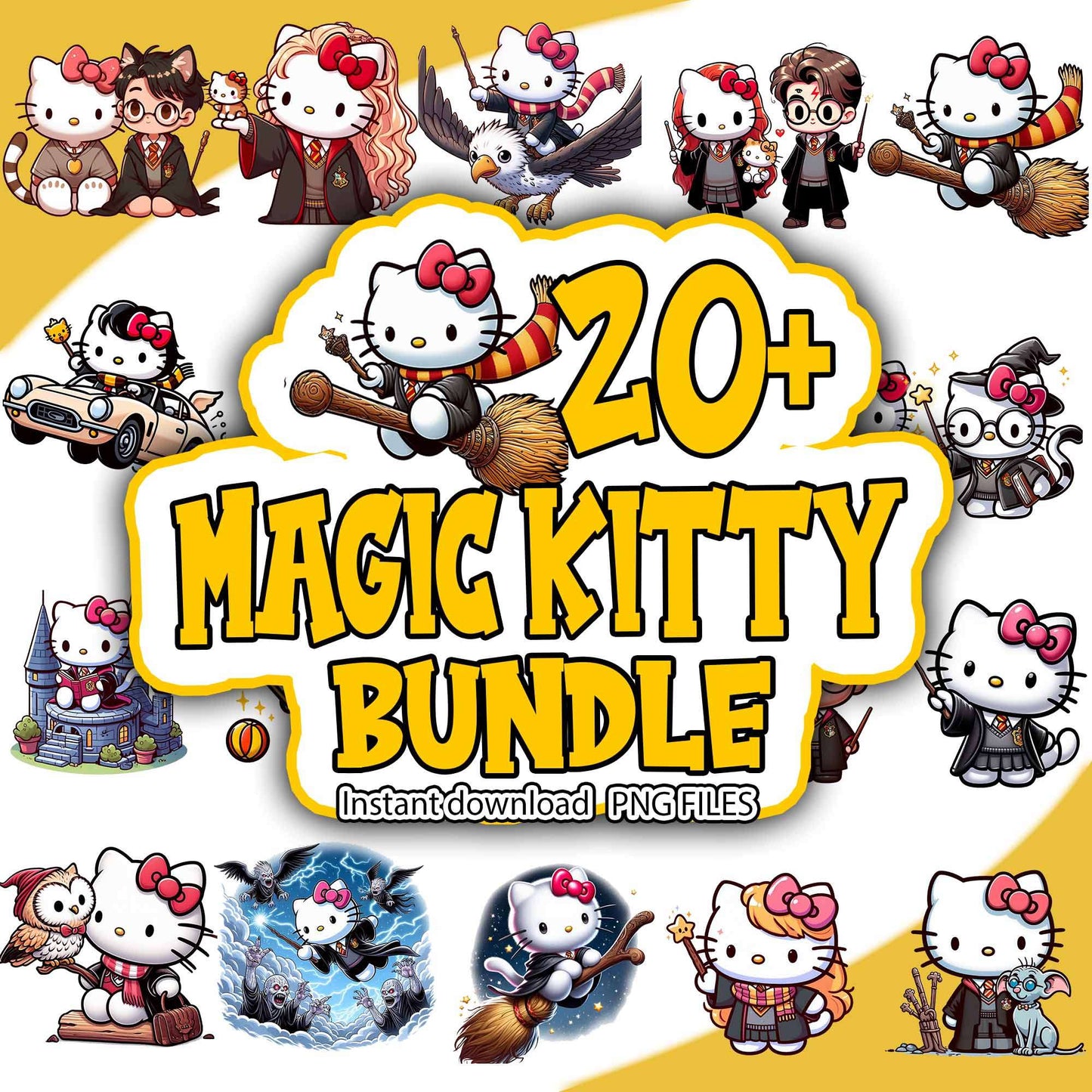 Kitty Magic Bundle Png