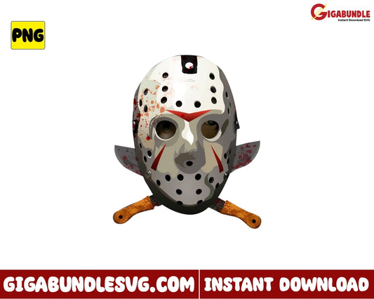 Knife Png Jason Voorhees Horror Movies Character Halloween - Instant Download