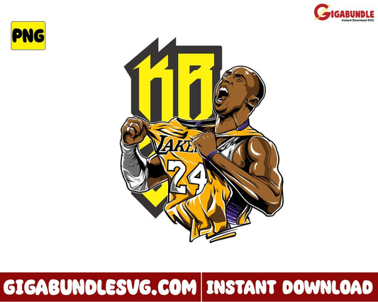 Kobe Png Bryant Basketball New Nba Bootleg - Instant Download