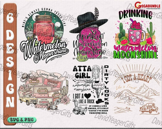 Lainey Wilson Heart Like A Truck Png Watermelon Moonshine