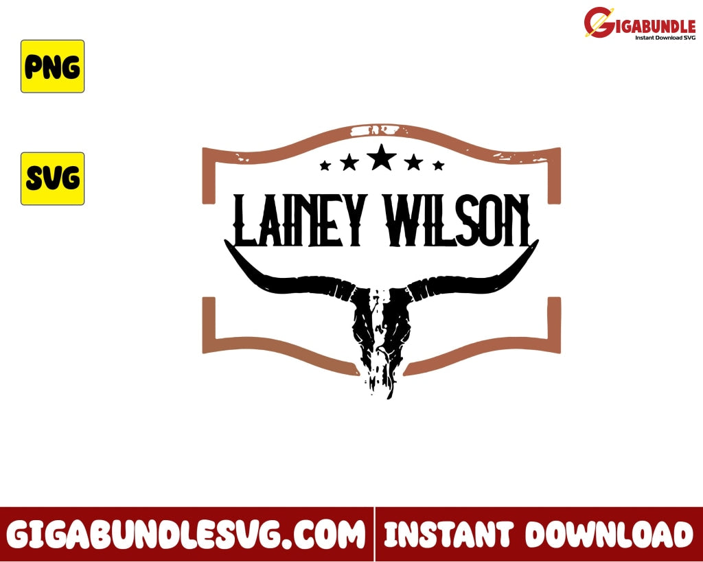 Lainey Wilson Logo Svg Retro Sublimation - Instant Download