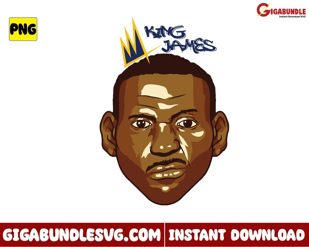 Lebron James Png King Basketball New Nba Bootleg - Instant Download