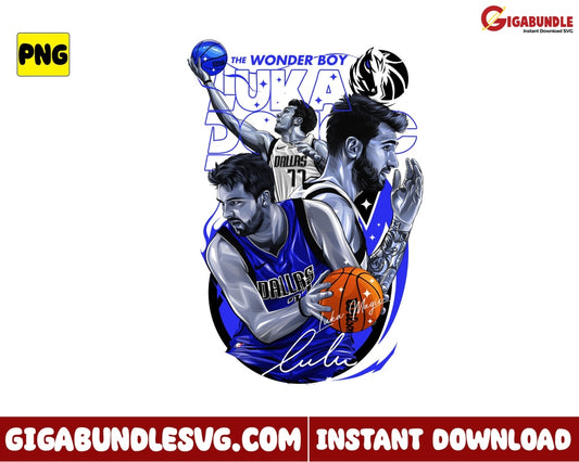 Luka Doncic Png Basketball Nba New Bootleg - Instant Download