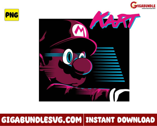 Mario Kart Png Game Super - Instant Download