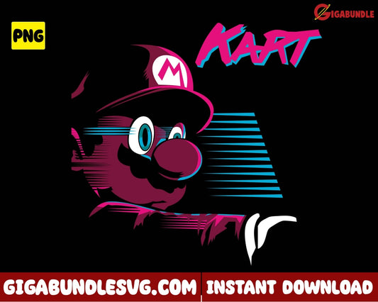 Mario Png Kart Game Super - Instant Download