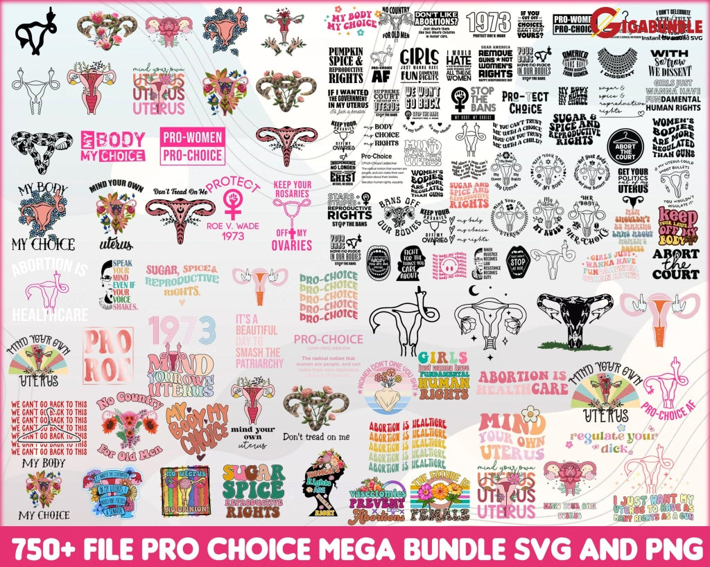 Mega Bundle 750+ Pro Choice Svg