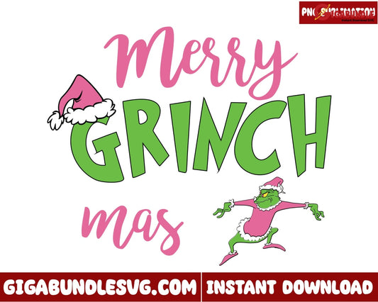 Merry Grinchmas Png, Grinchmas png, Christmas png