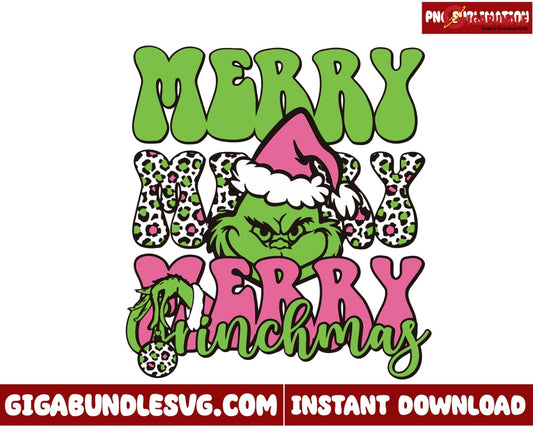 Merry Grinchmas Png Christmas Png - Instant Download