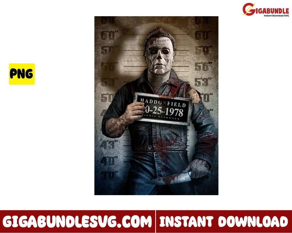 Michael Myers Png Horror Movies Character - Instant Download