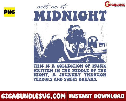 Midnight Png Taylor Swift New Album - Instant Download