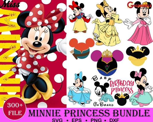 Minnie Svg Disney Svg Mouse Family Vacation For Cricut Silhouette Cut File Dxf Png