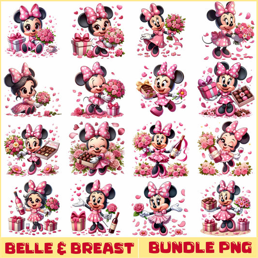 Disney Mouse Valentine Bundle Png