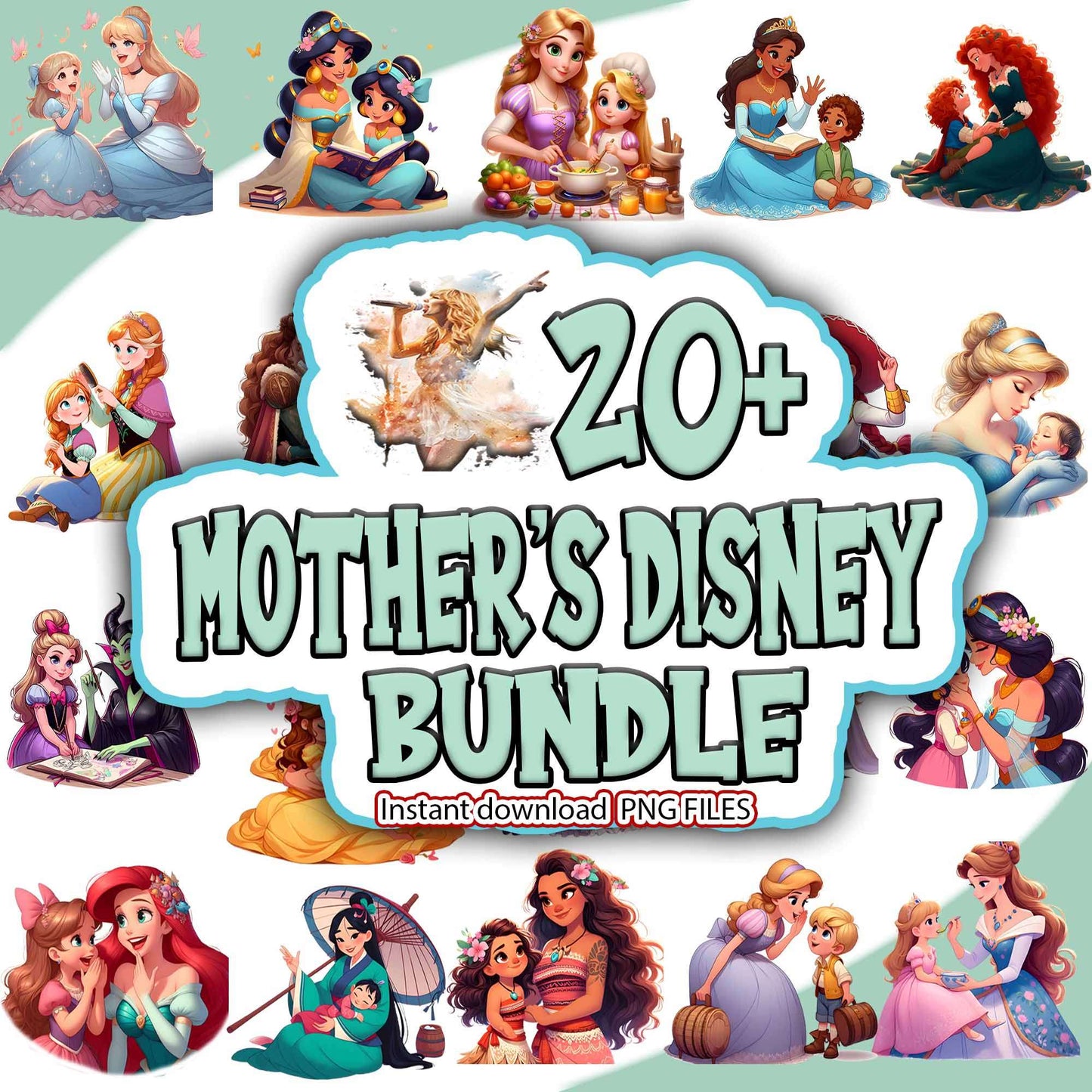 Mother's Disney Bundle Png