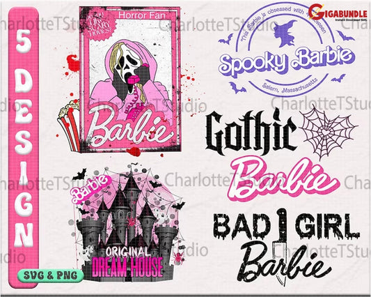 New Barbie Halloween Png Come On Lets Go Party