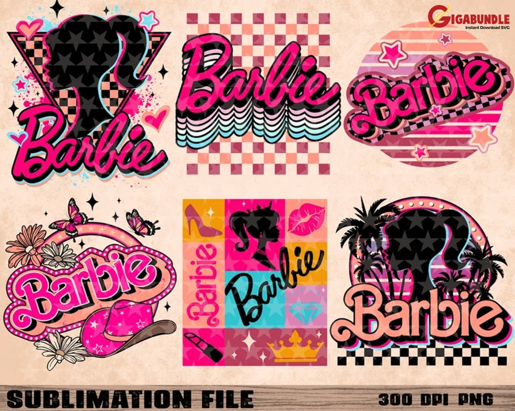 New Barbie PNG Bundle