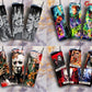 New Bundle Halloween Movie Tumbler Subli Design Horror Character 20 Oz Template Png Mask Easy To