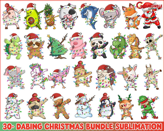 New Dabbing Christmas Png Santa Reindeer Friends Funny Png File Install Download Crm02112208