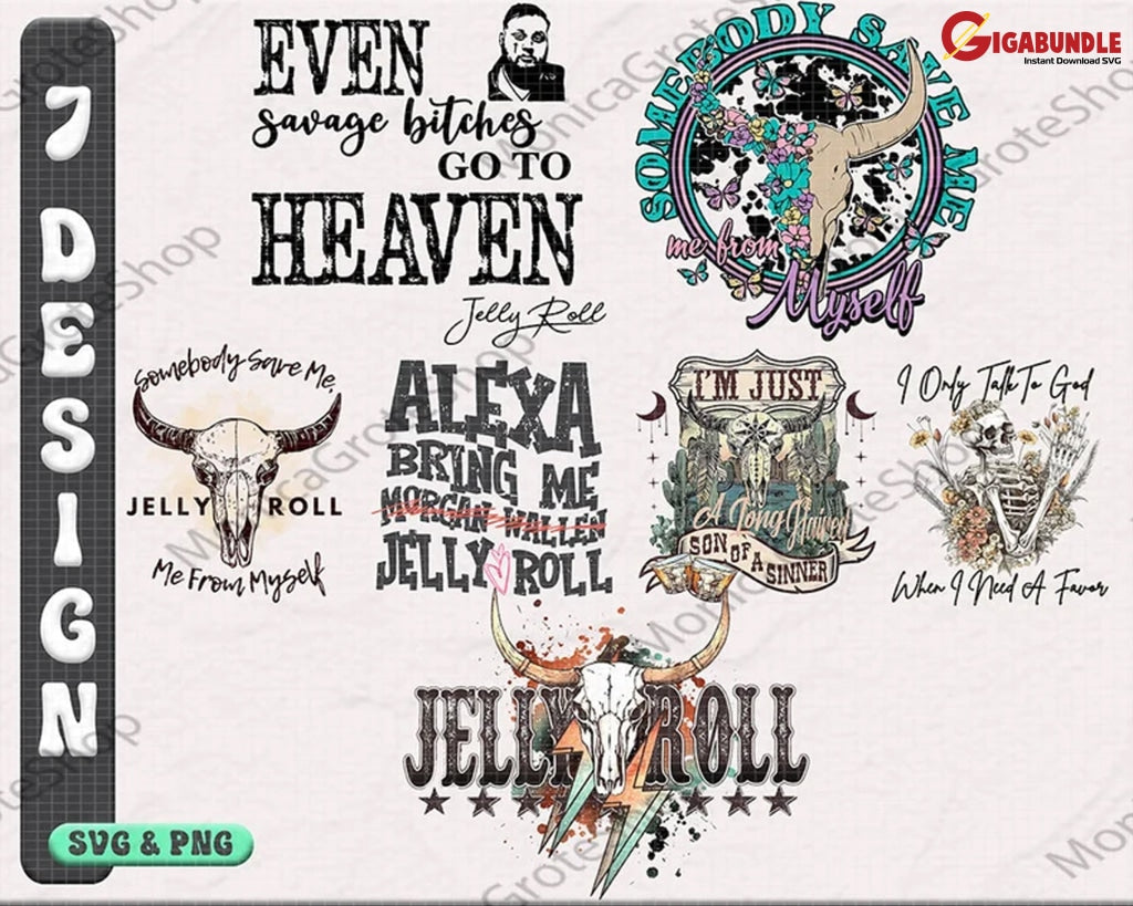 New Jelly Roll Lyrics Design Jellyroll Music Png Files 90S Vintage Png Backroad Baptism Easy