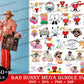 New Ultimate 2000+ Bad Bunny Bundle Un Verano Sin Ti Png Svg Digital File El Conejo Malo Design -
