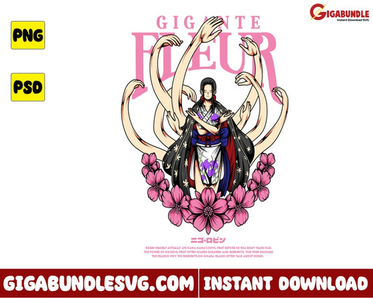 Nico Robin Png One Piece Anime - Instant Download