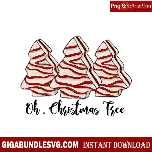 Oh Christmas Tree Cakes PNG