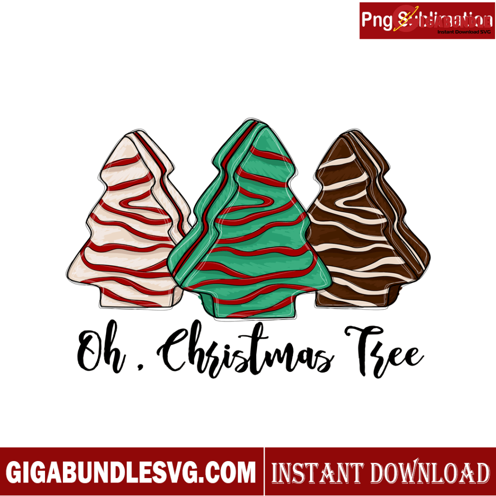 Oh Christmas Tree Debbie Cakes PNG