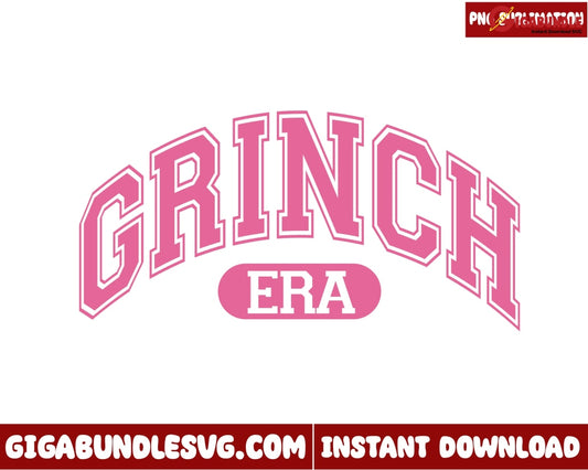 Pink Grinch Era Png Png Christmas - Instant Download