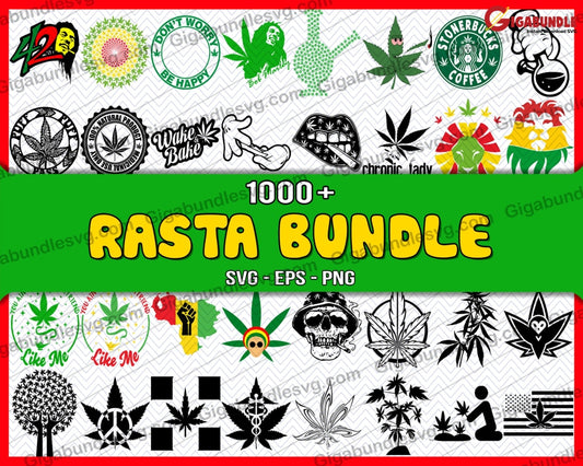 Rasta Bundle Svg Png Dxf Eps