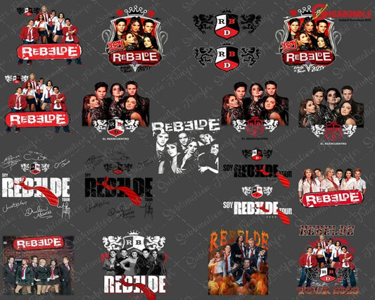 Rbd Rebelde Tour 2023 Png Bundle Concert Png Mia Roberta