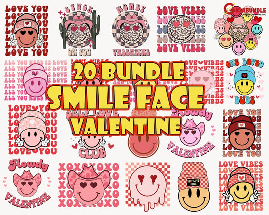 Retro Valentine Png Bundle Happy Valentines Day Sayings Vibes Digital Download Instant