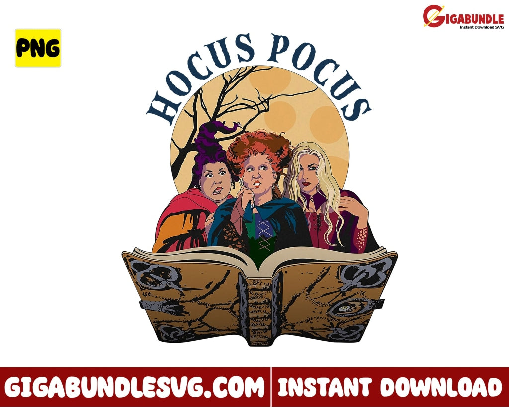 Sanderson Sister Png Witch Hocus Pocus Movie Cartoon Halloween - Instant Download