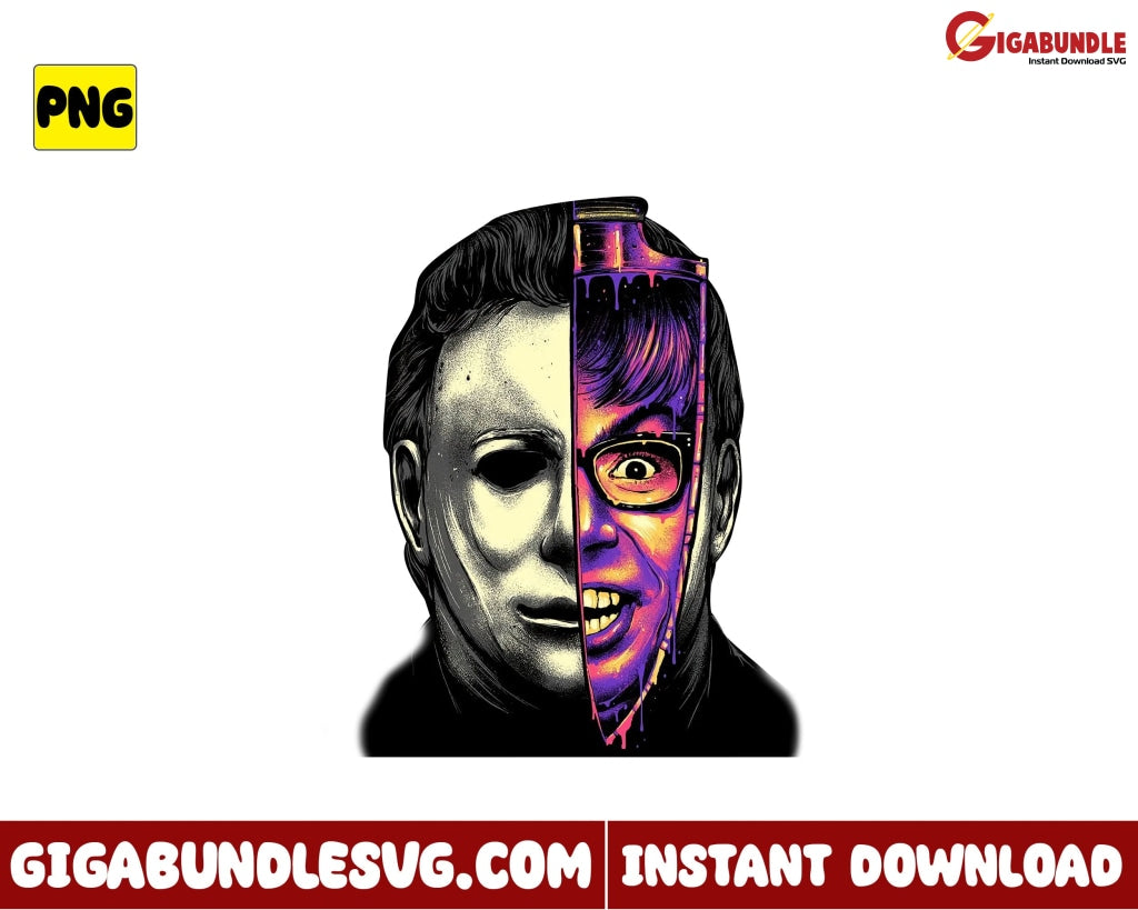 Shaggin And Slashin Png Scary Movie Horror Character Halloween - Instant Download