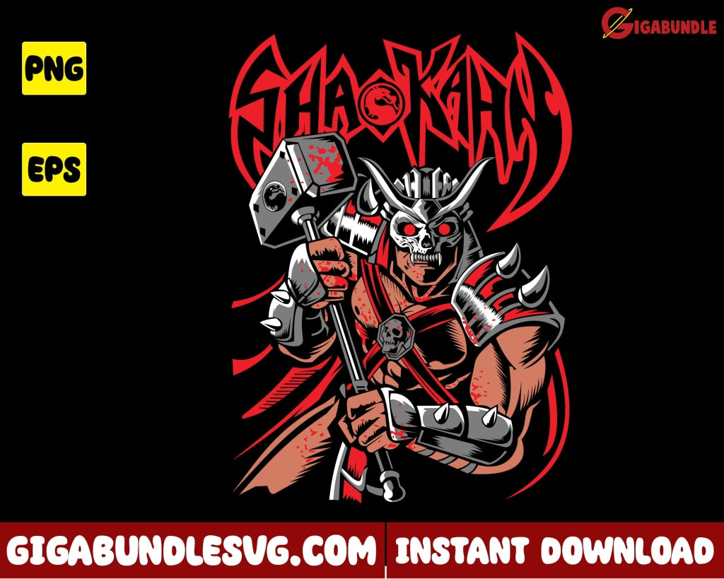 Shao Kahn Png Mario Monster Super Cartoon - Instant Download