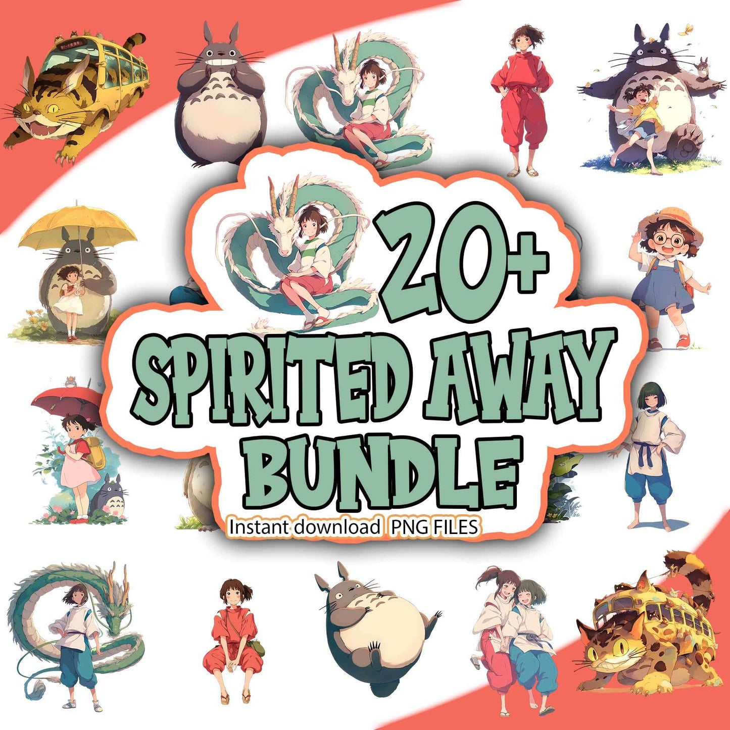 Spirited Away Bundle Png, Anime Bundle