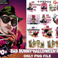 Spooky Bad Bunny Png Un Halloween Sin Ti Bundle Benito Digital Download