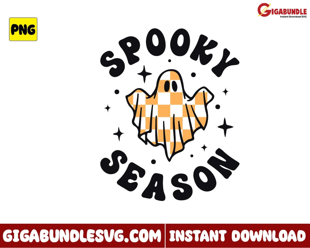 Stay Spooky Ghost Png Retro Halloween - Instant Download