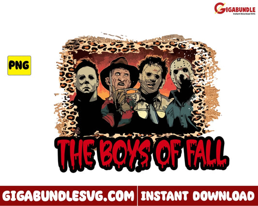 The Boys Of Fall Png Horror Movies Character - Instant Download