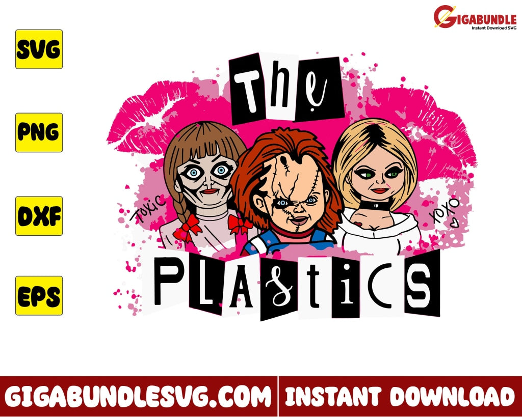 The Plastics Svg Mean Girls Horror Halloween - Instant Download