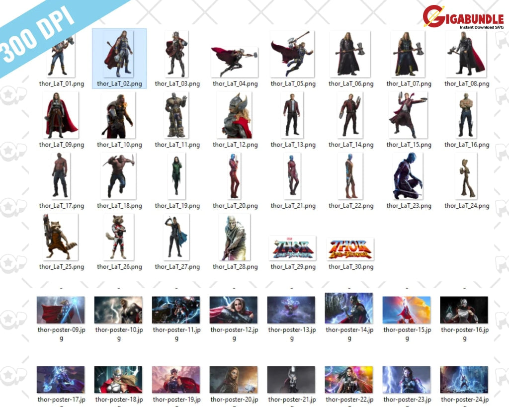 Thor Love And Thunder Cliparts Png Png Cut Files For Cricut / Silhouette Sublimation Designs