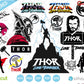 Thor Svg Bundle - File For Cricut Marvel Avengers Design Superhero