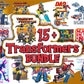 Transformers Movie Cartoon Character Bunlde | Optimus Birthday Png Bundle Shirt | Optimus Prime Digital Download