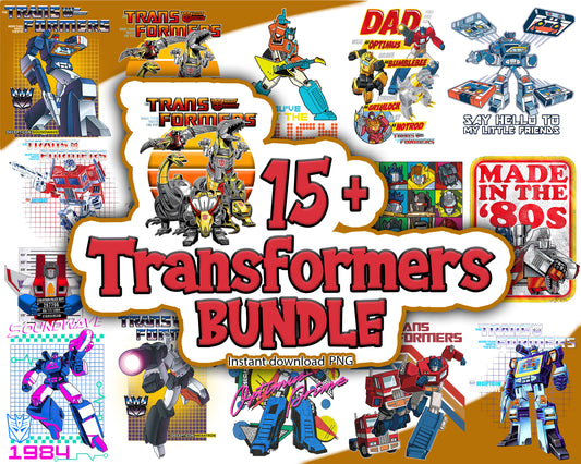 Transformers Movie Cartoon Character Bunlde | Optimus Birthday Png Bundle Shirt | Optimus Prime Digital Download