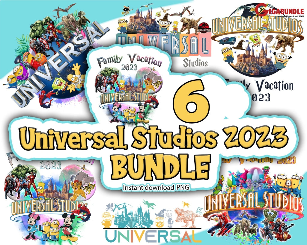 Universal Studios 2023 Png Shirt Family Vacation Trip Png