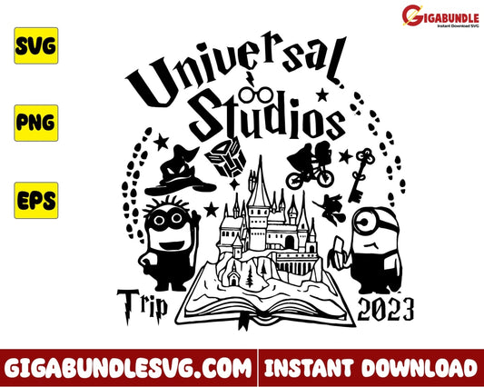 Universal Studios Svg Minions Harry Potter Disneyland Disney - Instant Download