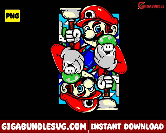 Vintage Mario Png Game Super - Instant Download