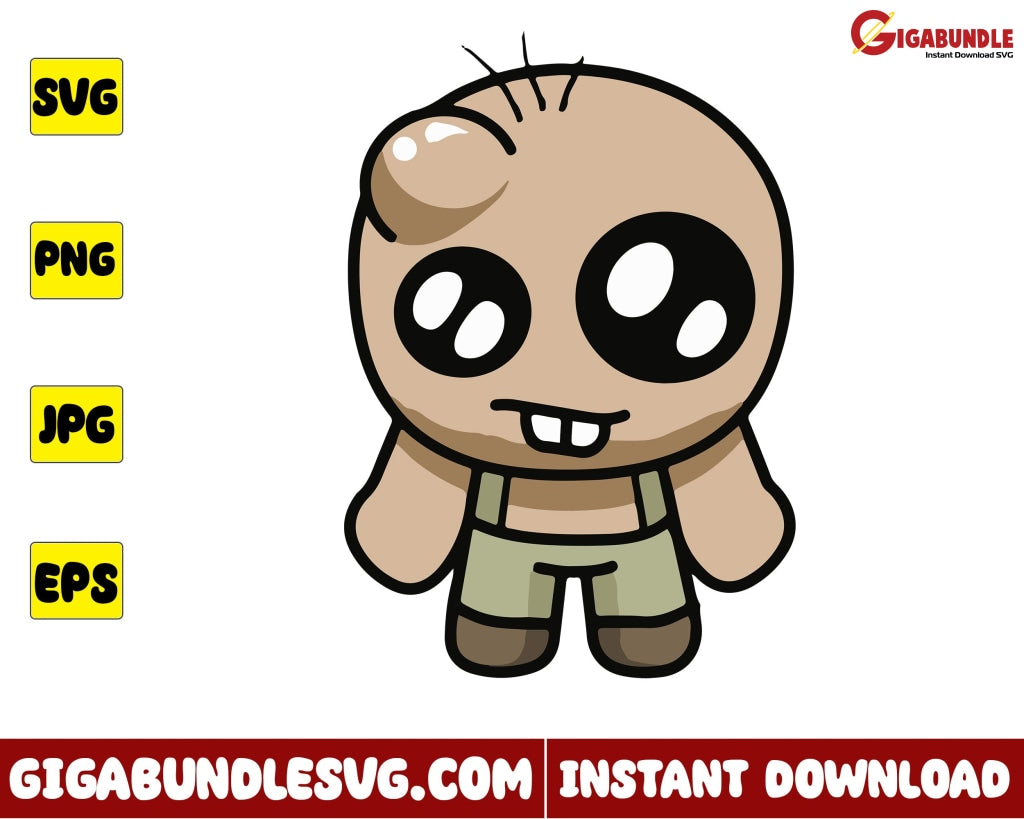 Voodoo Doll Svg Chibi Horror Character Halloween - Instant Download