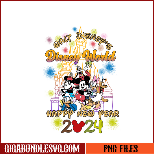 Walt Disney's Disney World Happy New Year 2024